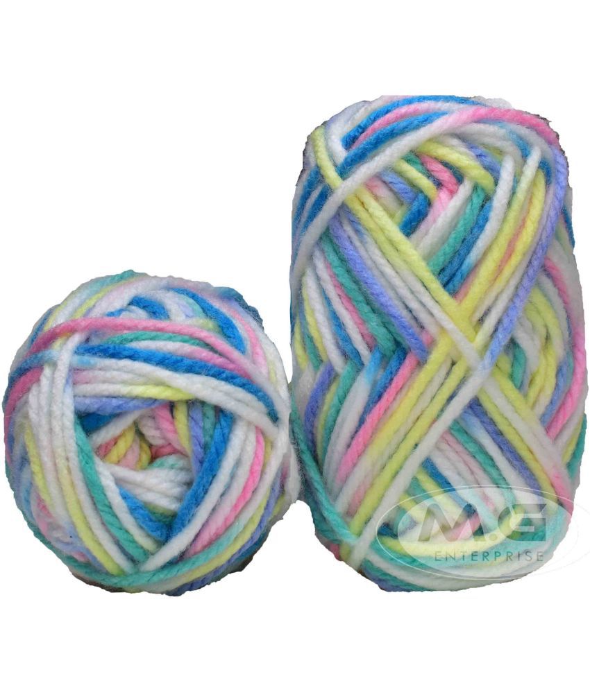     			Ganga Knitting Yarn Thick Chunky Wool, Bluelily 200 gm Best Used with Knitting Needles, Crochet Needles Wool Yarn for Knitting. by Ganga