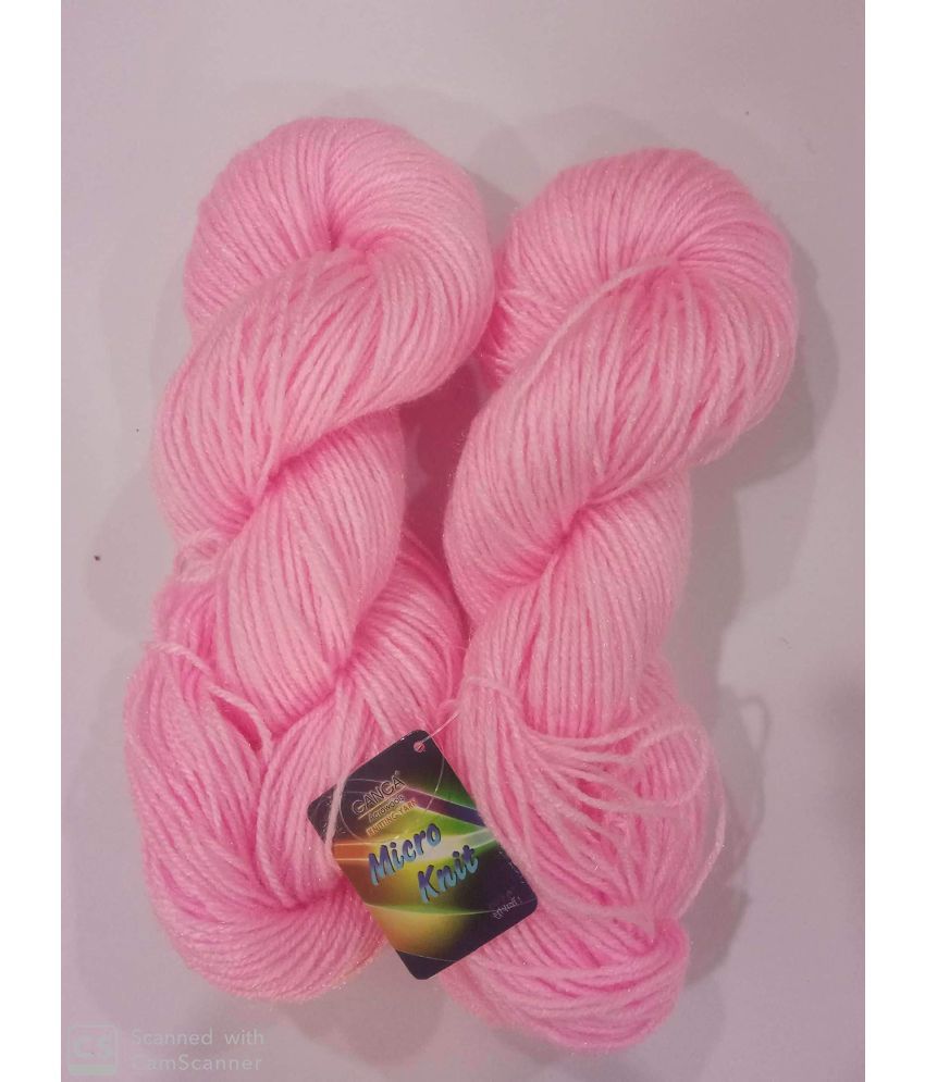     			Ganga microknit 600gms Hank Hand Knitting Wool Art Craft Soft finguring Crochet Hook Yarn