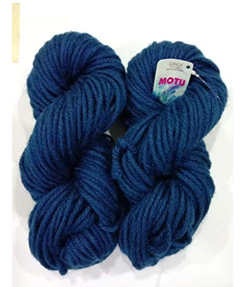     			NTGS GANGA Knitting Yarn Thick Chunky Wool, 600 gm Best Used with Knitting Needles, Crochet Needles Wool Yarn for Knitting. by GANGA Shade no.03