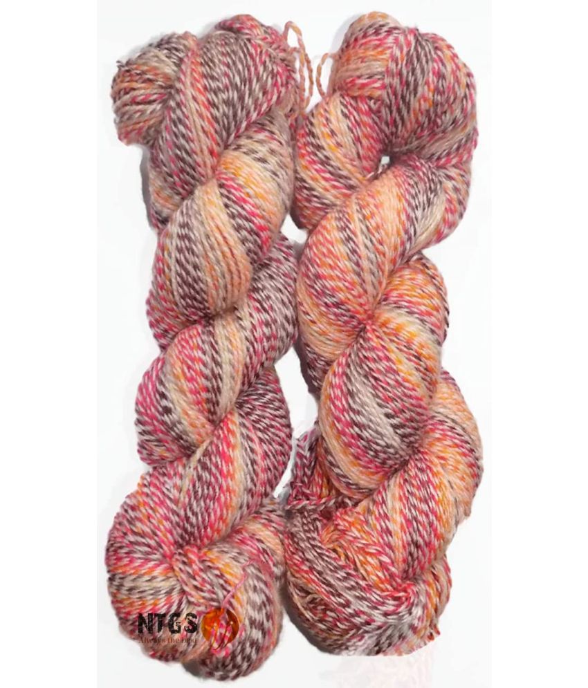     			NTGS Ganga Zinea Hand Knitting Yarn (Multi) (Hanks-400gms)
