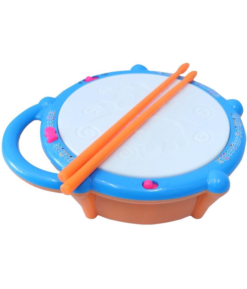     			WOW Toys - Delivering Joys of Life|| Musical Flash Drum for Kids with Flashing Lights, Multicolour