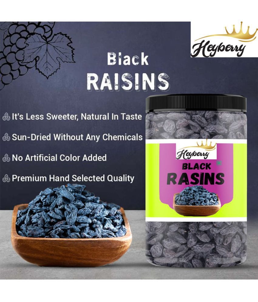     			Heyberry Natural Fresh Black Raisins 250g