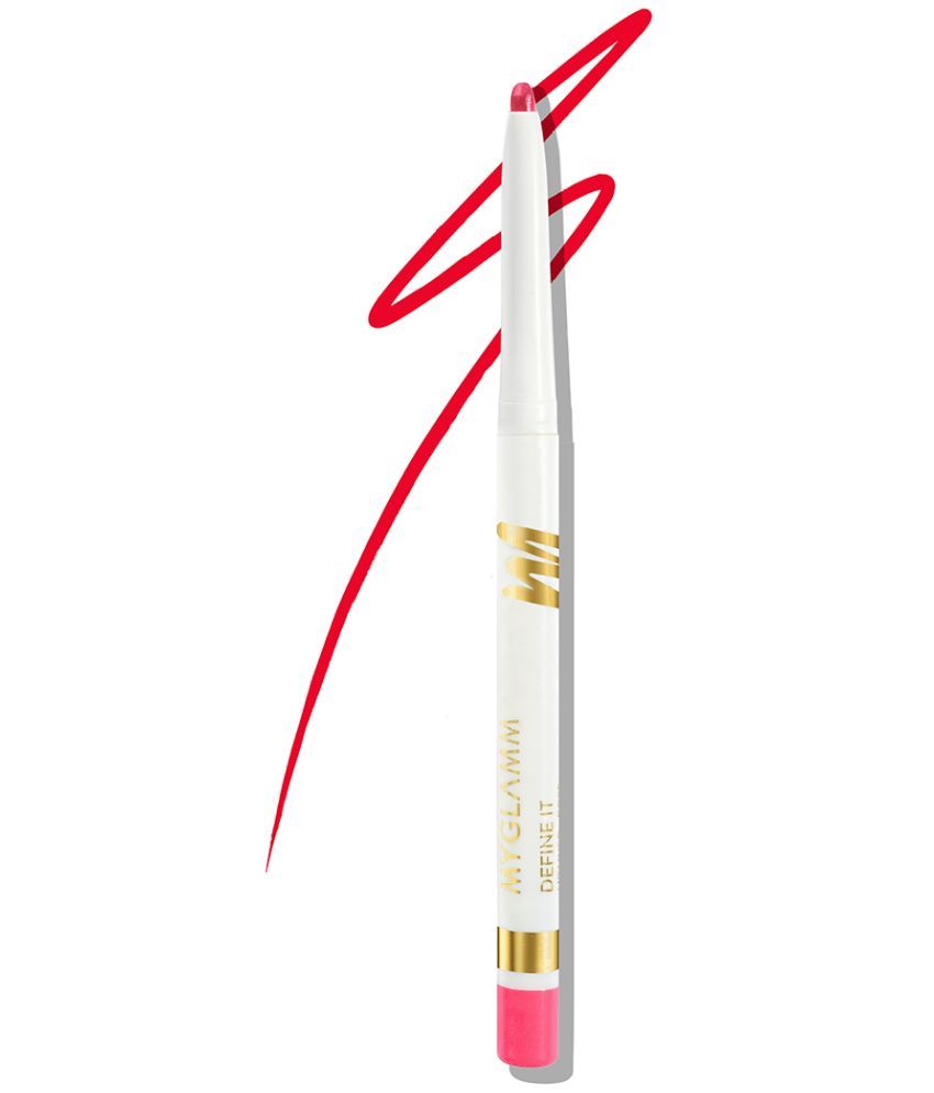     			MYGLAMM Define It Lip Liner Pencil - Rose (Red) Red 5