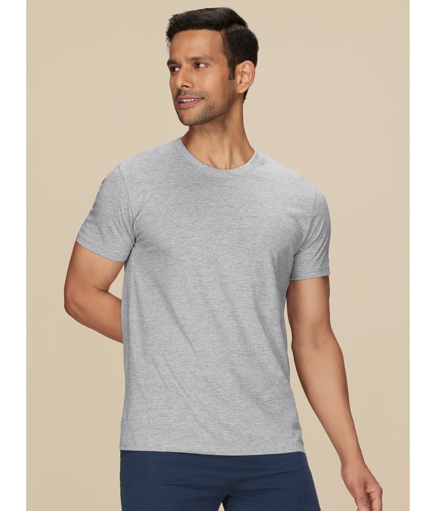     			XYXX Pack of 1 Cotton Regular Fit Men's T-Shirt ( Grey )