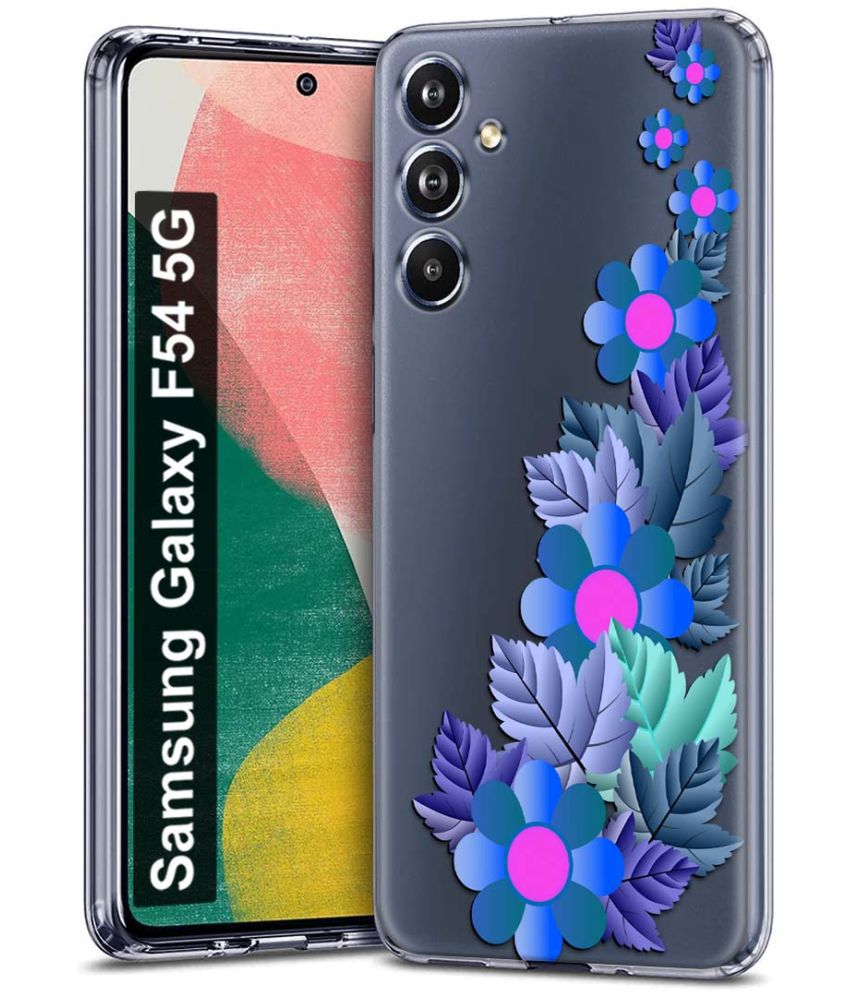     			Fashionury Multicolor Printed Back Cover Silicon Compatible For Samsung Galaxy F54 5G ( Pack of 1 )