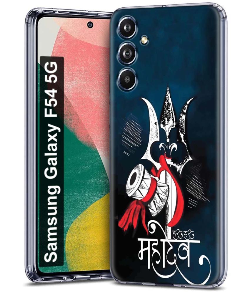     			Fashionury Multicolor Printed Back Cover Silicon Compatible For Samsung Galaxy F54 5G ( Pack of 1 )