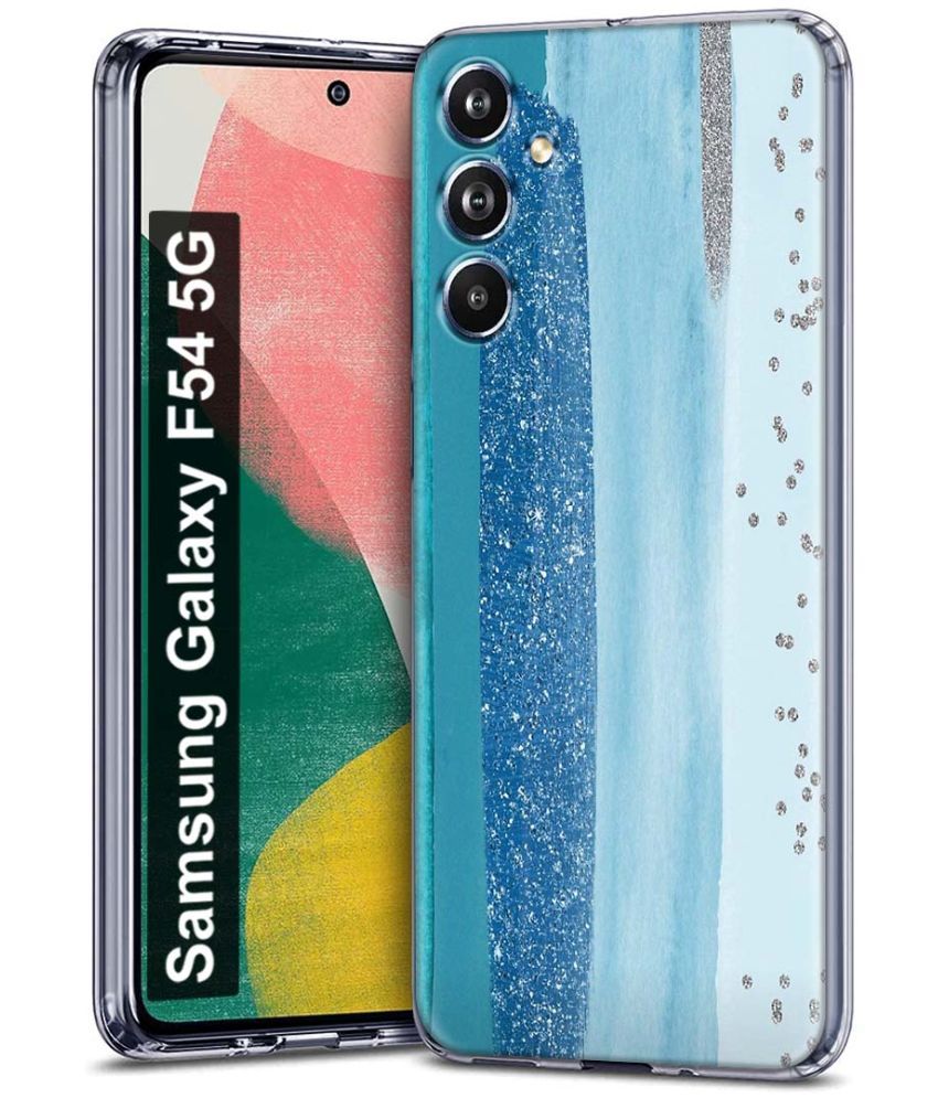     			Fashionury Multicolor Printed Back Cover Silicon Compatible For Samsung Galaxy F54 5G ( Pack of 1 )