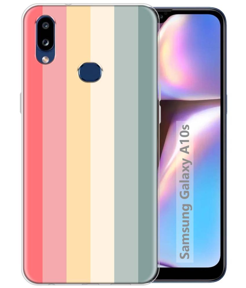     			Fashionury Multicolor Printed Back Cover Silicon Compatible For Samsung Galaxy A10s ( Pack of 1 )