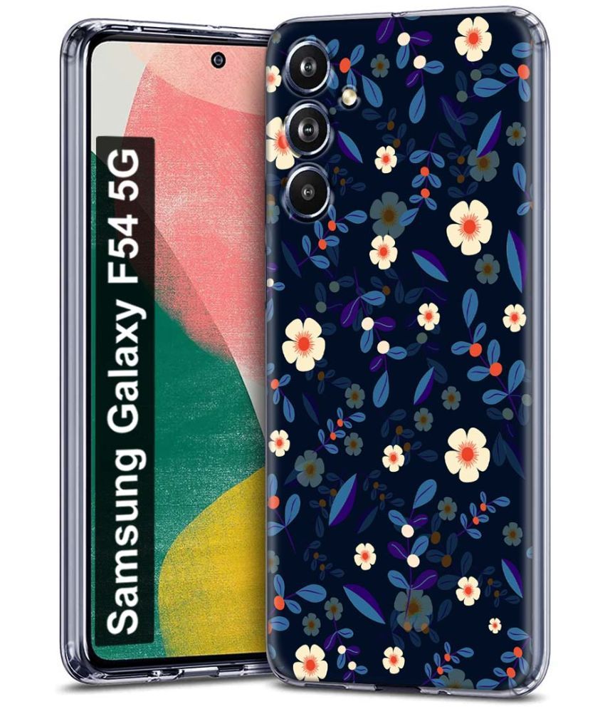     			Fashionury Multicolor Printed Back Cover Silicon Compatible For Samsung Galaxy F54 5G ( Pack of 1 )