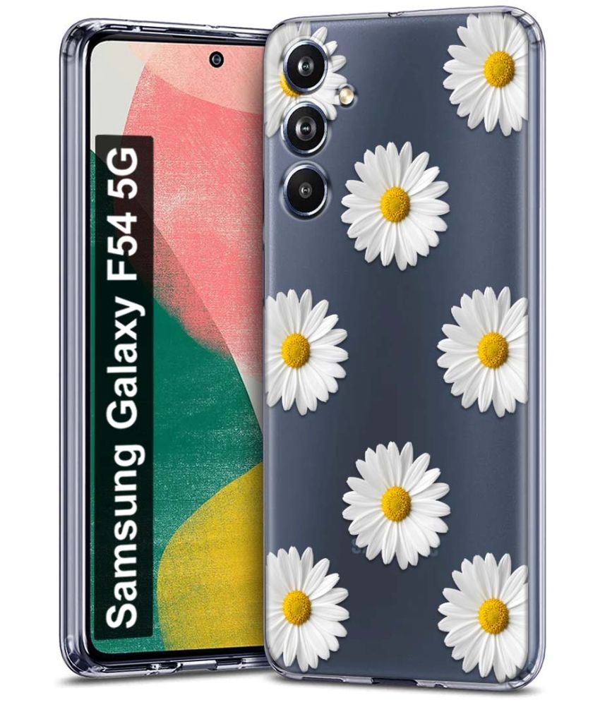     			Fashionury Multicolor Printed Back Cover Silicon Compatible For Samsung Galaxy F54 5G ( Pack of 1 )