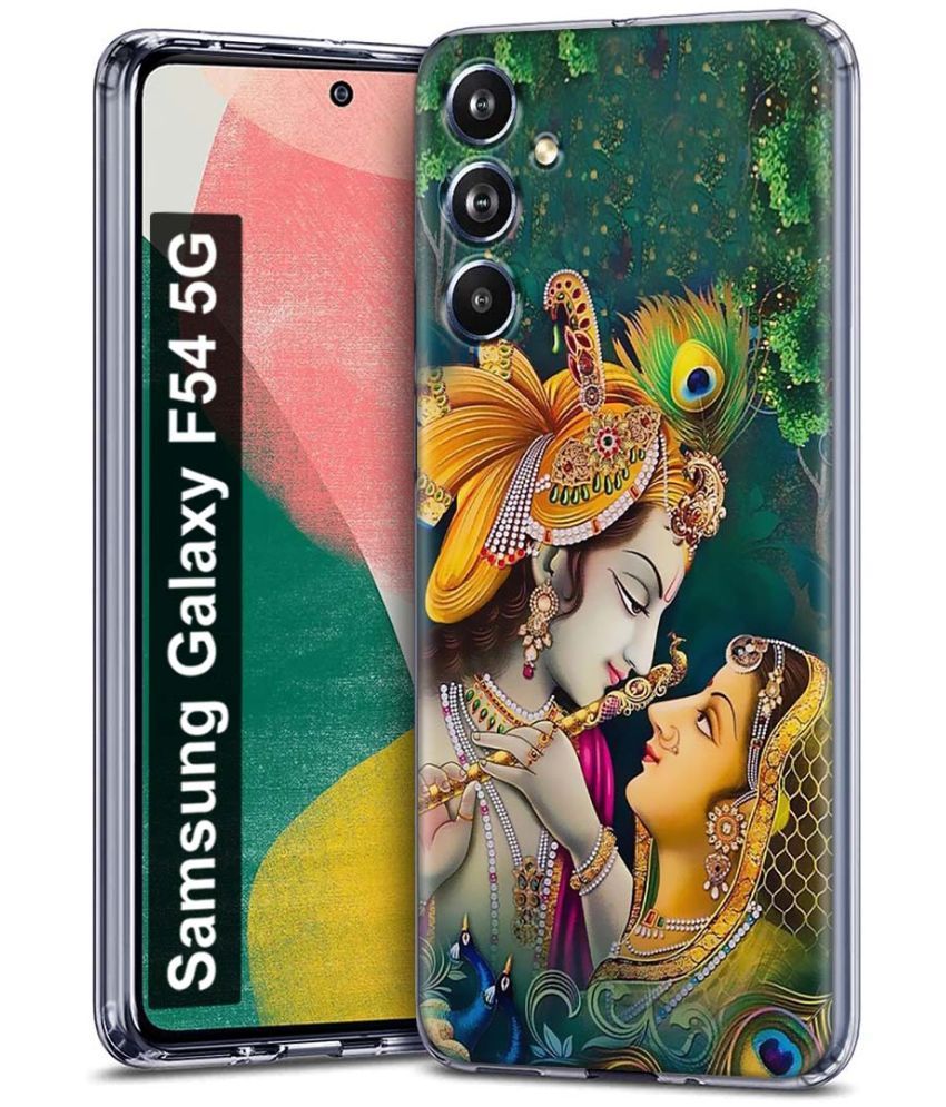     			Fashionury Multicolor Printed Back Cover Silicon Compatible For Samsung Galaxy F54 5G ( Pack of 1 )