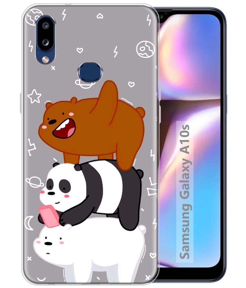     			Fashionury Multicolor Printed Back Cover Silicon Compatible For Samsung Galaxy A10s ( Pack of 1 )