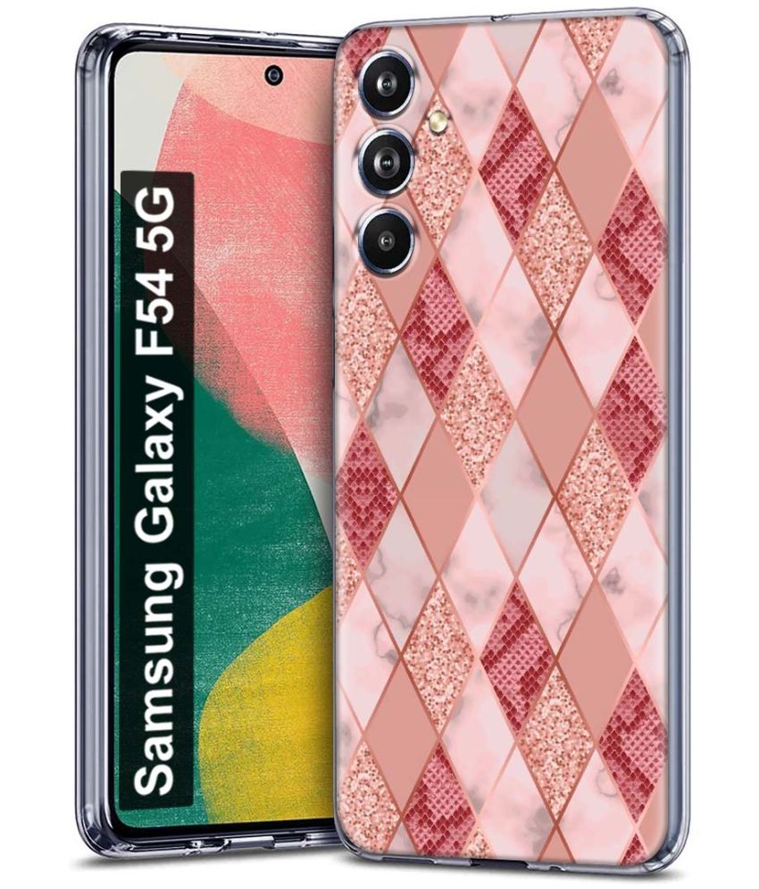     			Fashionury Multicolor Printed Back Cover Silicon Compatible For Samsung Galaxy F54 5G ( Pack of 1 )