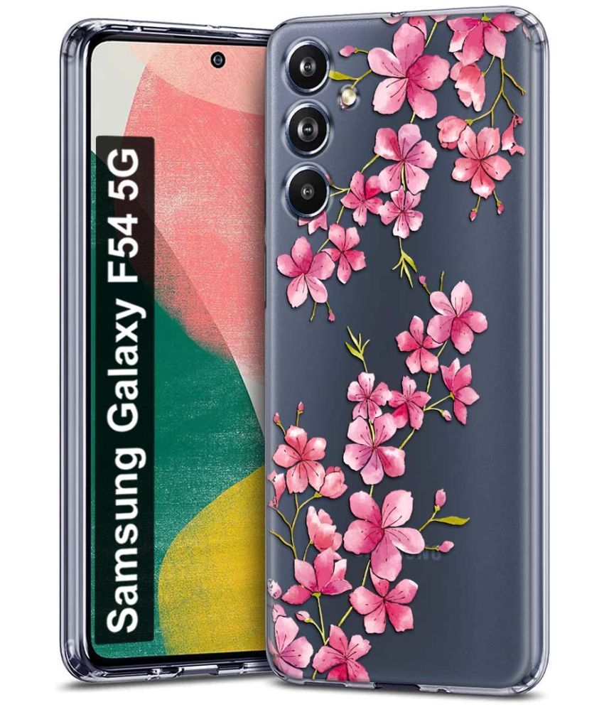     			Fashionury Multicolor Printed Back Cover Silicon Compatible For Samsung Galaxy F54 5G ( Pack of 1 )