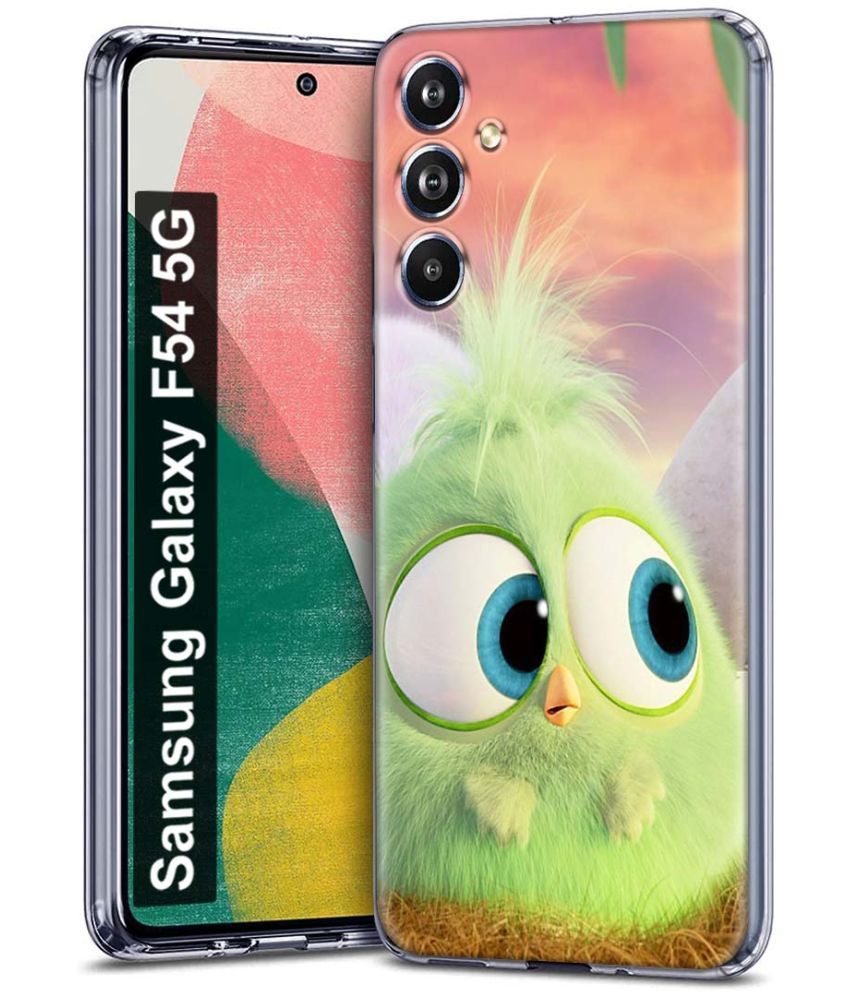     			Fashionury Multicolor Printed Back Cover Silicon Compatible For Samsung Galaxy F54 5G ( Pack of 1 )