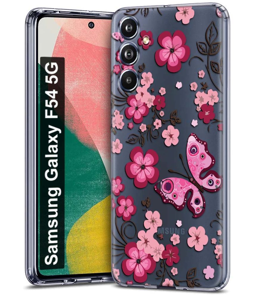     			Fashionury Multicolor Printed Back Cover Silicon Compatible For Samsung Galaxy F54 5G ( Pack of 1 )