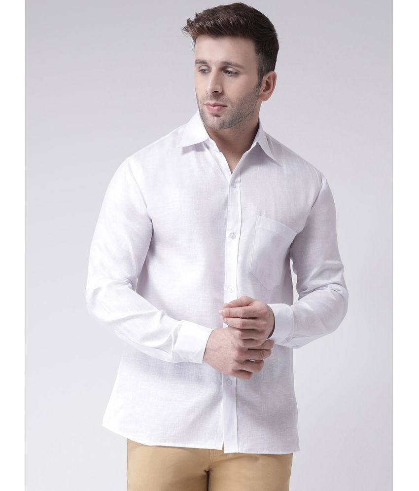     			RIAG 100% Cotton Regular Fit Solids Full Sleeves Men's Casual Shirt - White ( Pack of 1 )