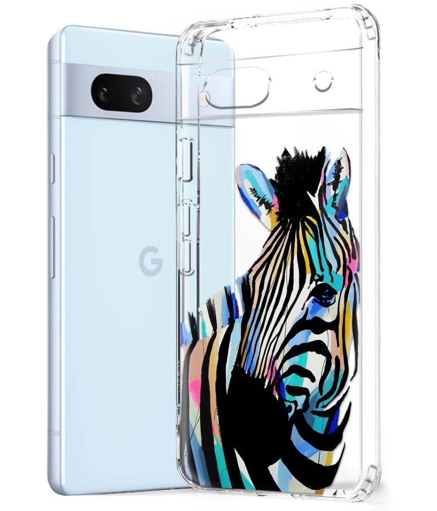     			Fashionury Multicolor Printed Back Cover Silicon Compatible For Google Pixel 7A ( Pack of 1 )