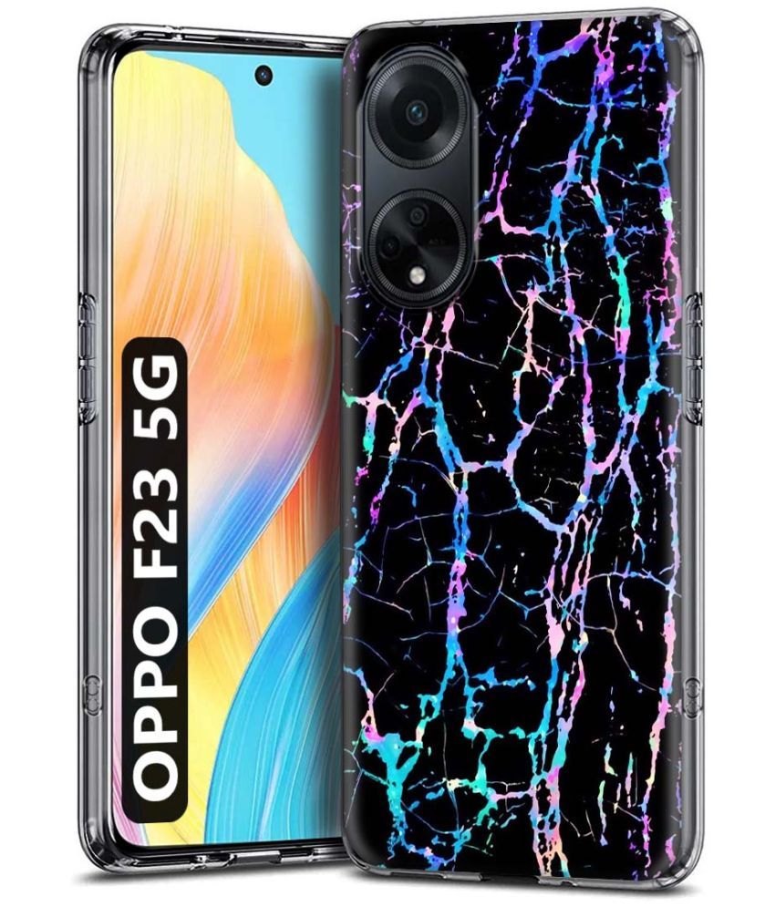     			Fashionury Multicolor Printed Back Cover Silicon Compatible For Oppo F23 5G ( Pack of 1 )