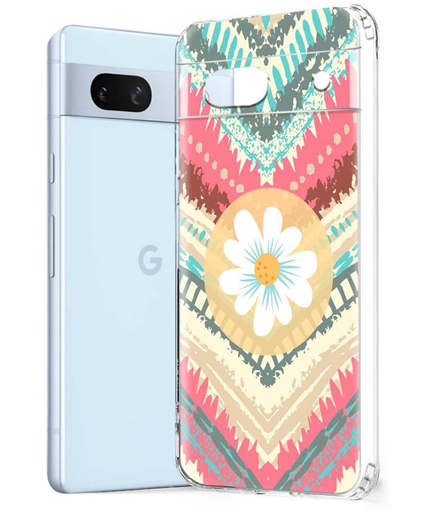     			Fashionury Multicolor Printed Back Cover Silicon Compatible For Google Pixel 7A ( Pack of 1 )