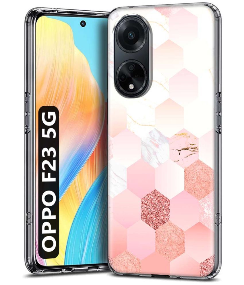     			Fashionury Multicolor Printed Back Cover Silicon Compatible For Oppo F23 5G ( Pack of 1 )