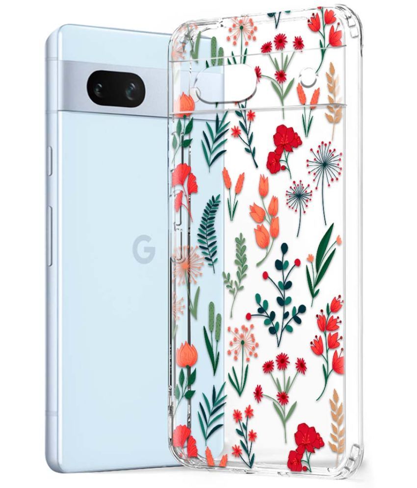     			Fashionury Multicolor Printed Back Cover Silicon Compatible For Google Pixel 7A ( Pack of 1 )