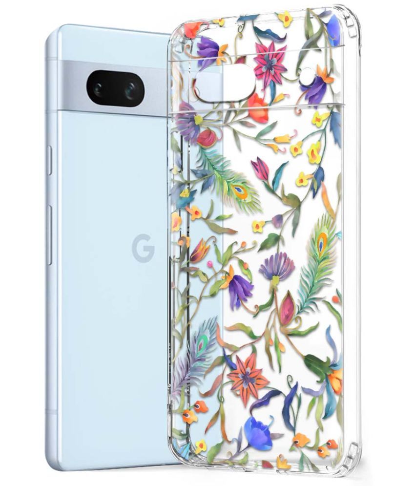     			Fashionury Multicolor Printed Back Cover Silicon Compatible For Google Pixel 7A ( Pack of 1 )