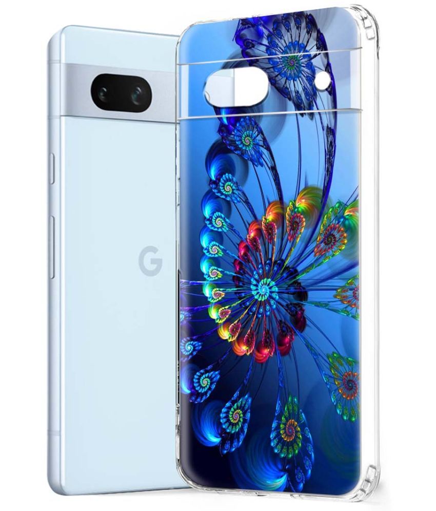     			Fashionury Multicolor Printed Back Cover Silicon Compatible For Google Pixel 7A ( Pack of 1 )