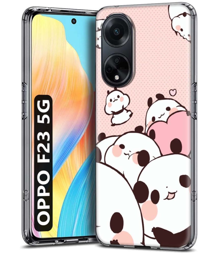     			Fashionury Multicolor Printed Back Cover Silicon Compatible For Oppo F23 5G ( Pack of 1 )