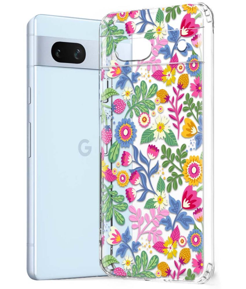     			Fashionury Multicolor Printed Back Cover Silicon Compatible For Google Pixel 7A ( Pack of 1 )