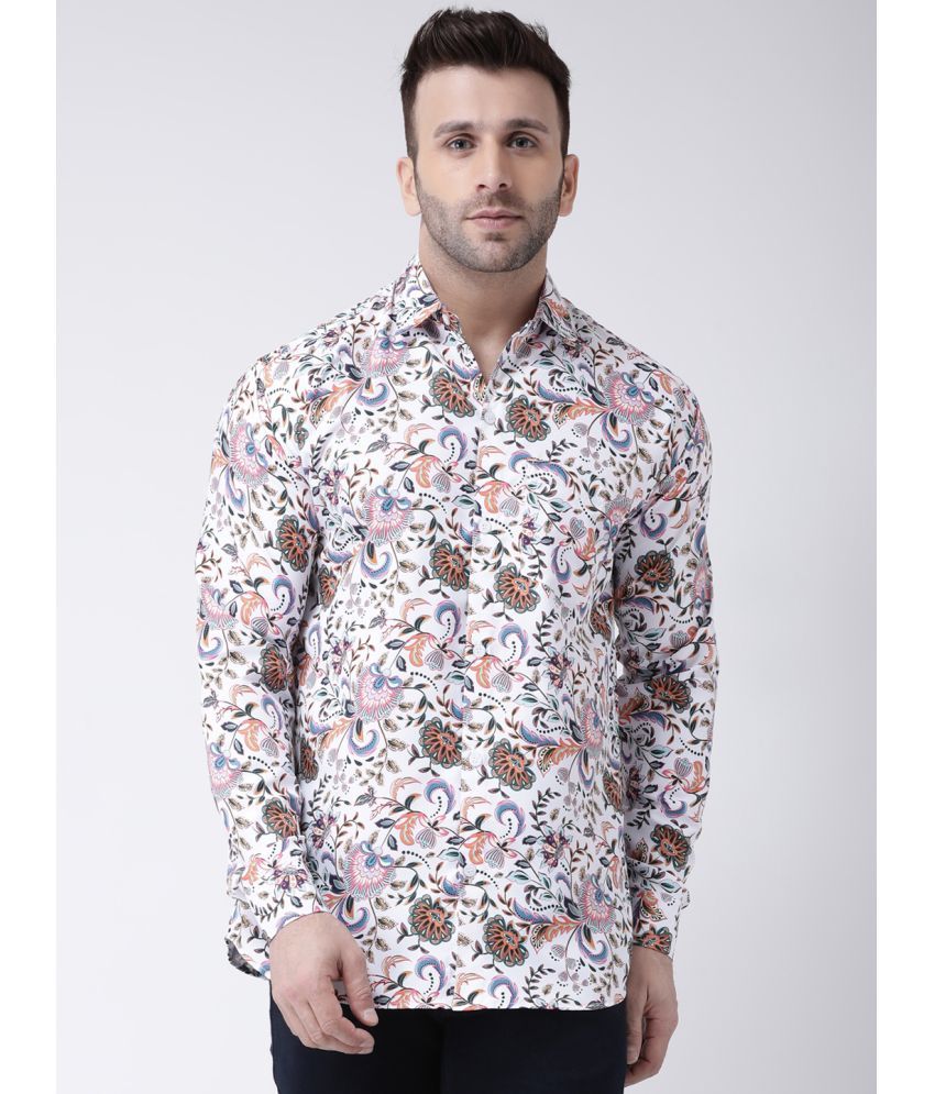     			KLOSET By RIAG 100% Cotton Regular Fit Printed Full Sleeves Men's Casual Shirt - Multi ( Pack of 1 )