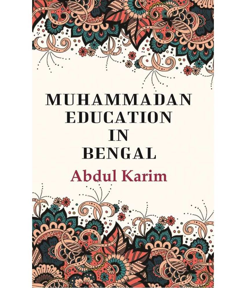     			Muhammadan Education in Bengal [Hardcover]