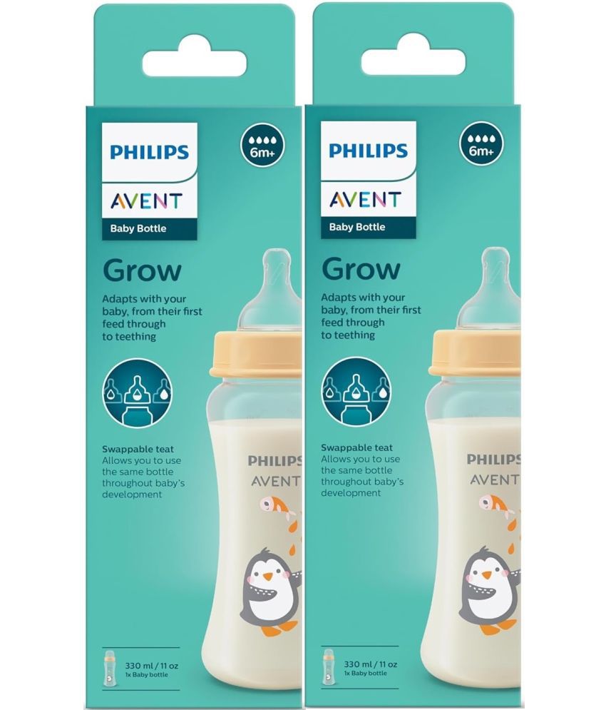     			Philips Avent 330 Transparent Feeding Bottle ( Pack of 2 )