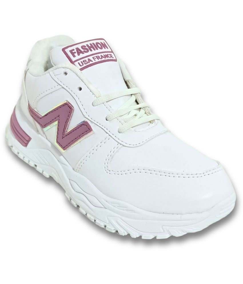     			RICKENBAC - White Women's Running Shoes