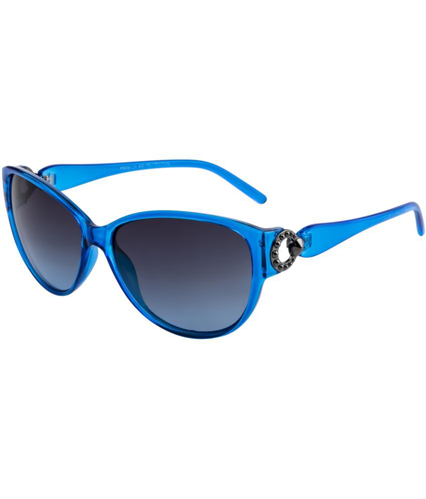     			Fair-X Blue Cat Eye Sunglasses ( Pack of 1 )