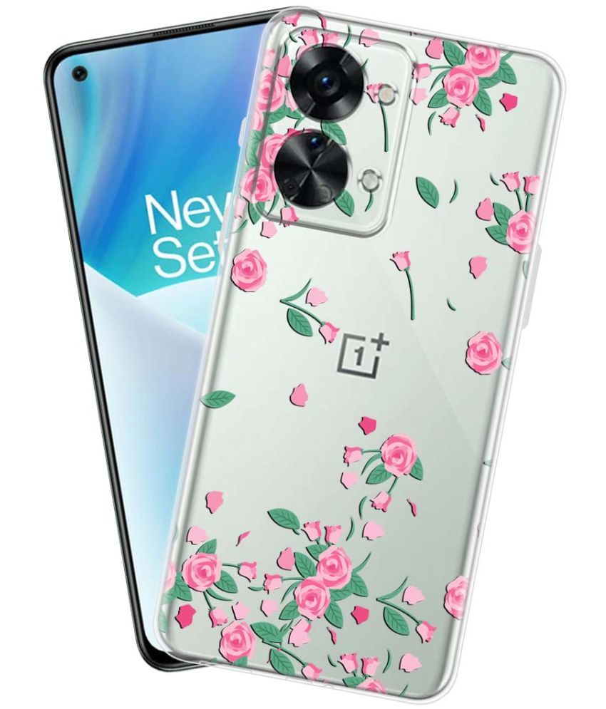     			Fashionury Multicolor Printed Back Cover Silicon Compatible For OnePlus Nord 2T 5G ( Pack of 1 )