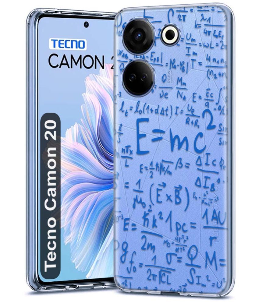     			Fashionury Multicolor Printed Back Cover Silicon Compatible For Tecno Camon 20 ( Pack of 1 )