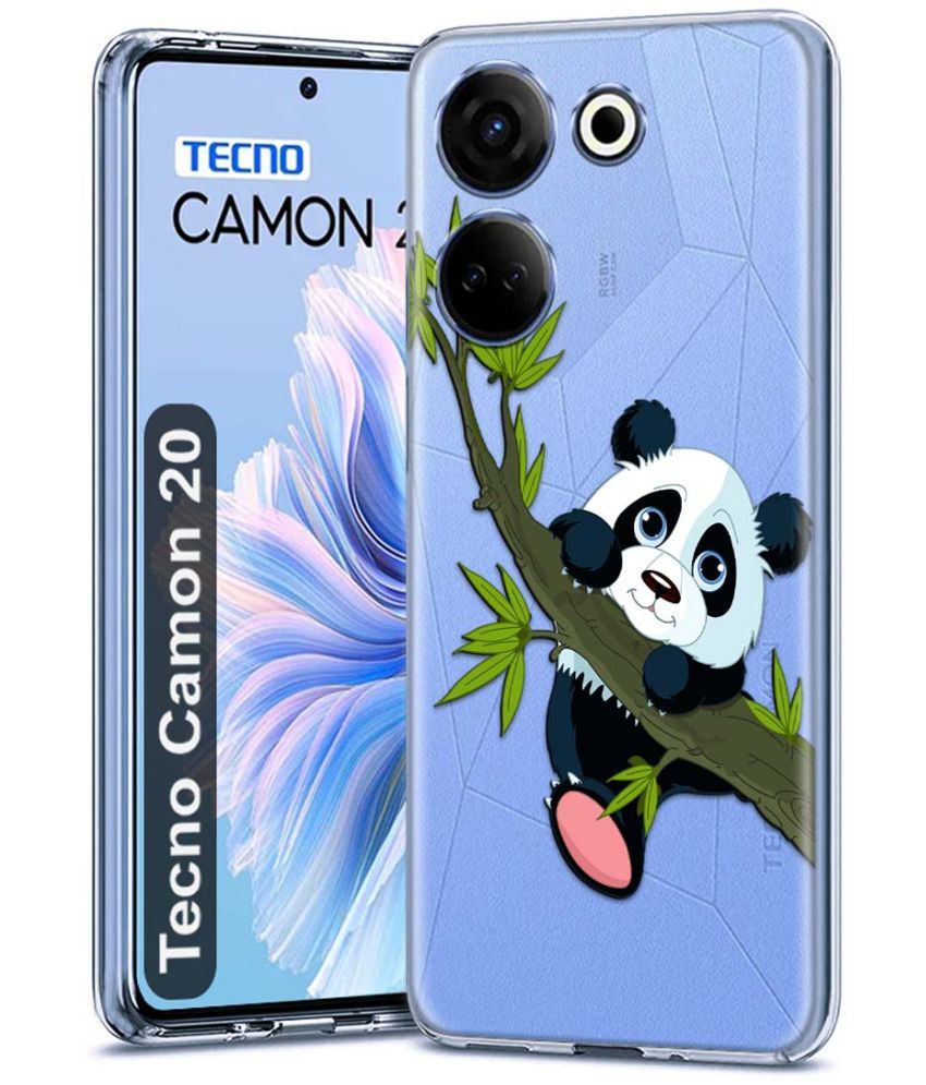     			Fashionury Multicolor Printed Back Cover Silicon Compatible For Tecno Camon 20 ( Pack of 1 )