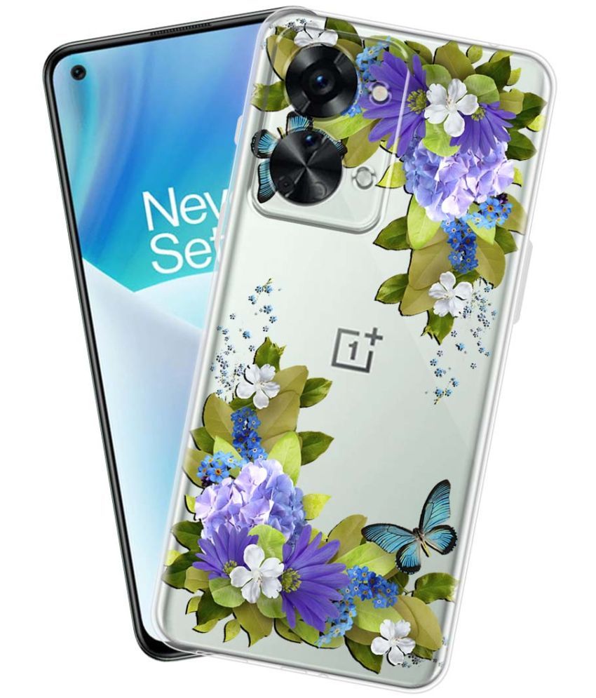     			Fashionury Multicolor Printed Back Cover Silicon Compatible For OnePlus Nord 2T 5G ( Pack of 1 )