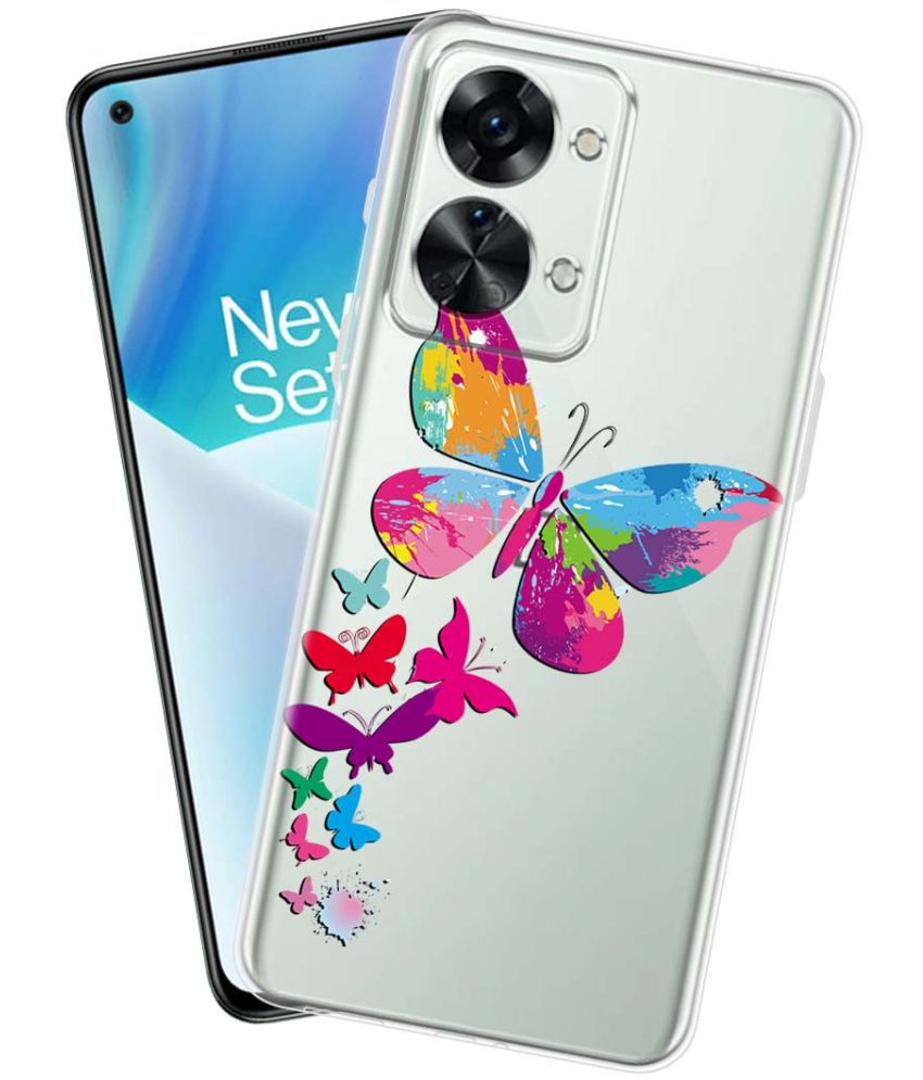     			Fashionury Multicolor Printed Back Cover Silicon Compatible For OnePlus Nord 2T 5G ( Pack of 1 )
