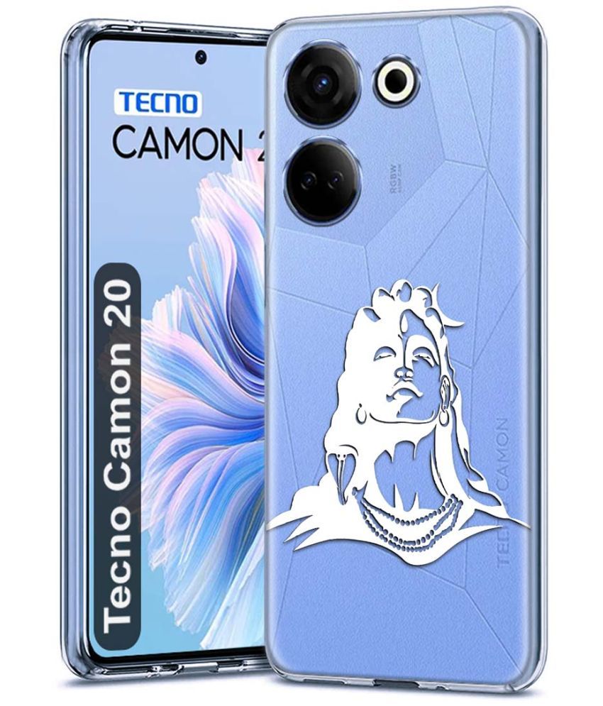     			Fashionury Multicolor Printed Back Cover Silicon Compatible For Tecno Camon 20 ( Pack of 1 )