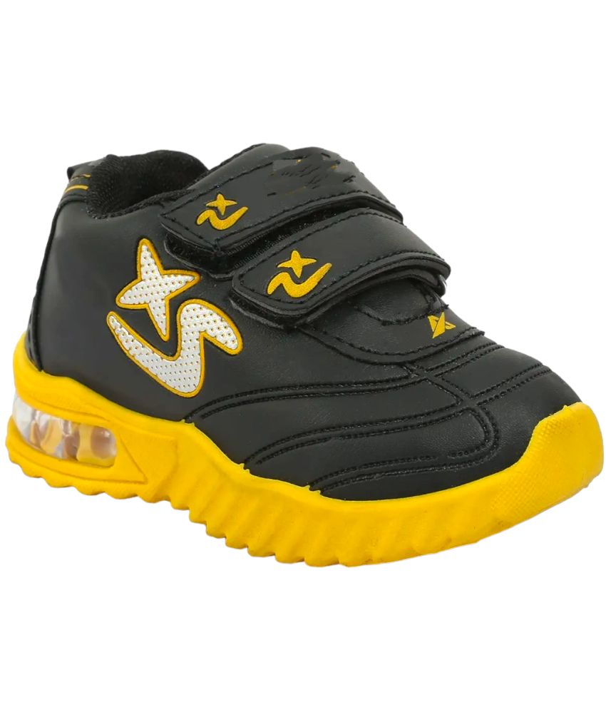     			GLOBIN - Black Boy's LED Shoes ( 1 Pair )