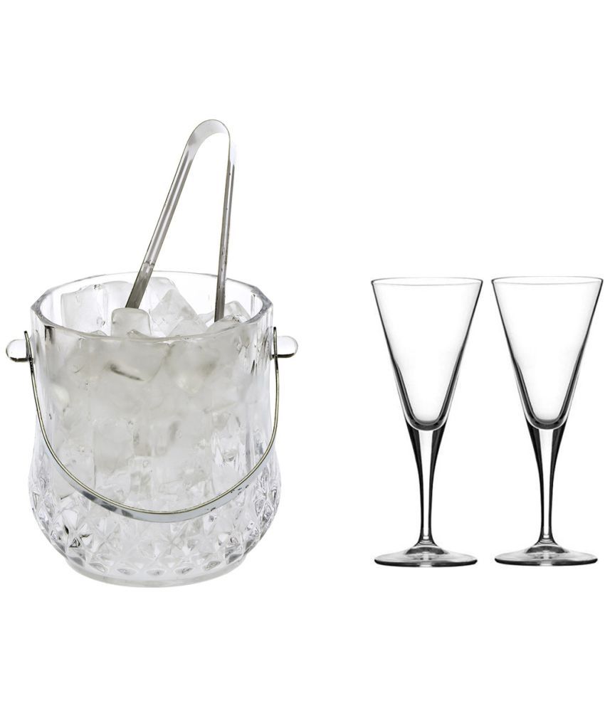     			Somil Glass Single Walled Ice Bucket