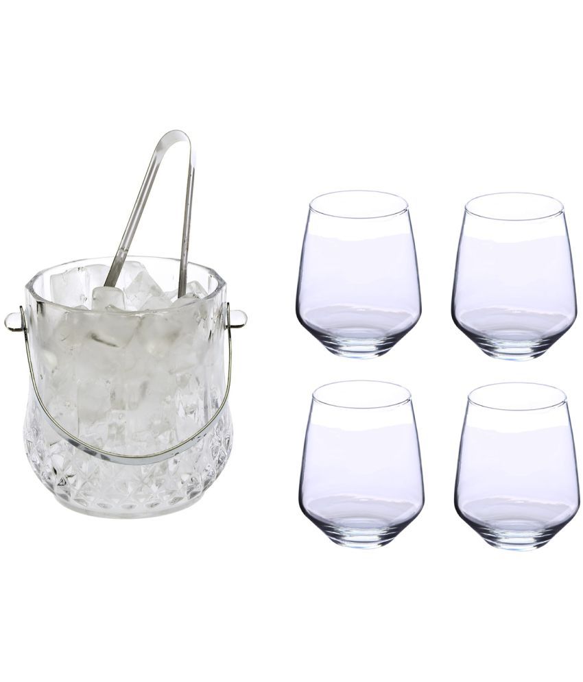     			Somil Glass Single Walled Ice Bucket