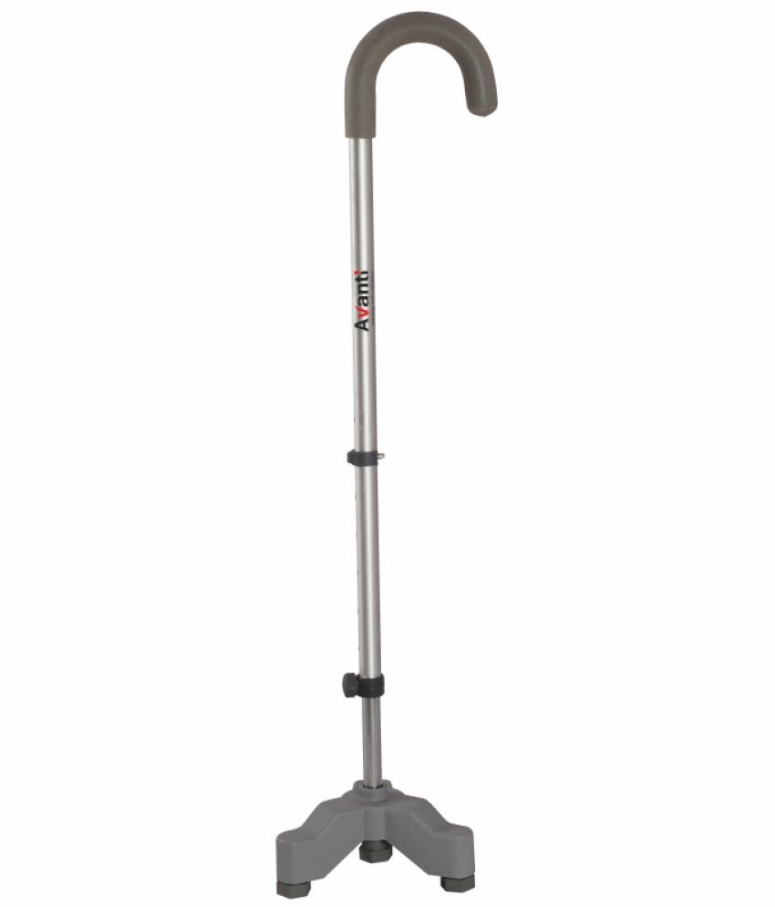     			Vissco Avanti U Shape Tripod Stick for Physically Challenged with Light Weight & Adjustable Height (Grey)