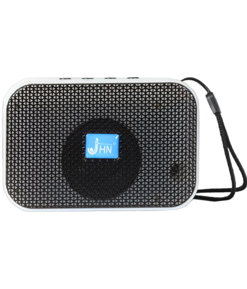     			jhn JHN-786 10 W Bluetooth Speaker Bluetooth v5.0 with USB,SD card Slot Playback Time 8 hrs Black