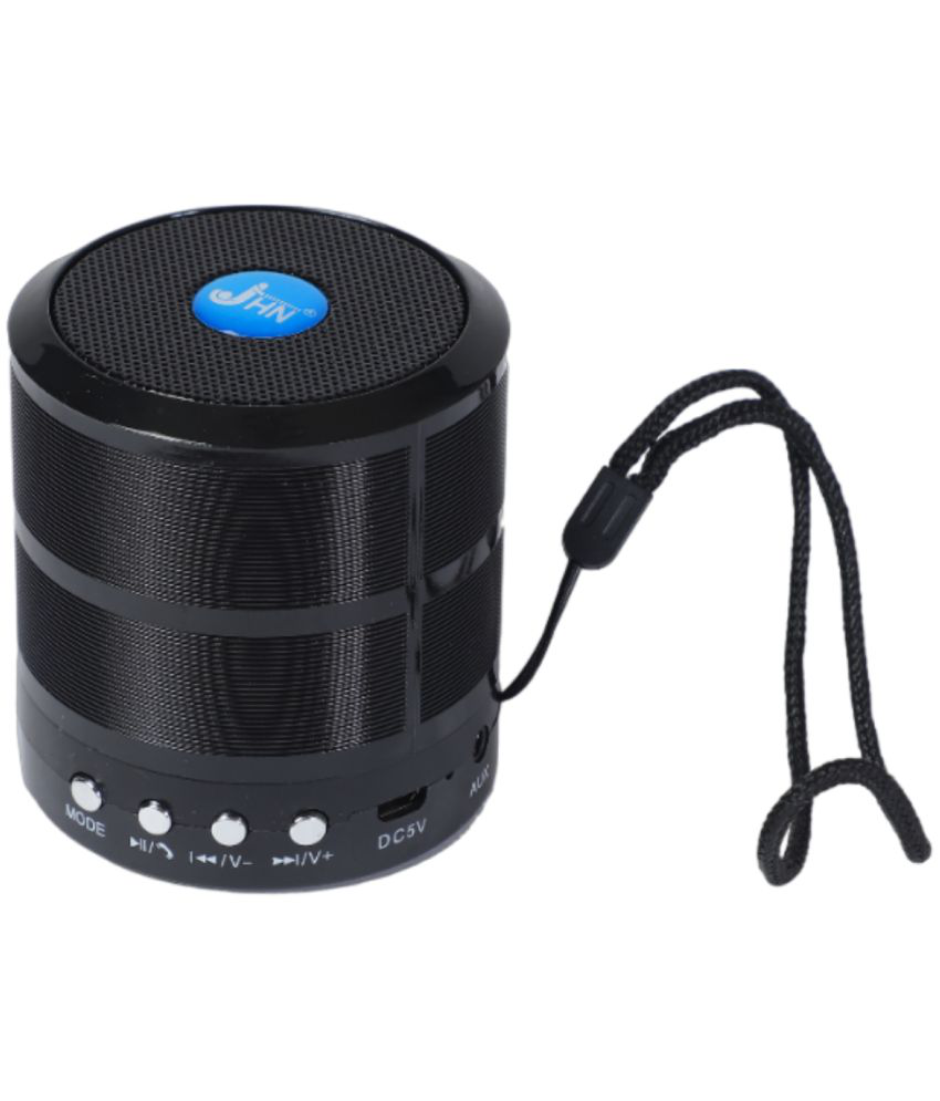     			jhn JHN-887 5 W Bluetooth Speaker Bluetooth v5.0 with USB,SD card Slot Playback Time 4 hrs Black