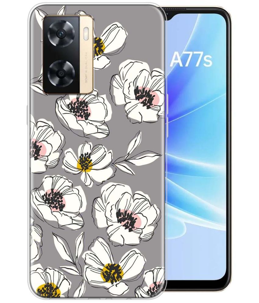     			Fashionury Multicolor Printed Back Cover Silicon Compatible For Oppo A77S ( Pack of 1 )