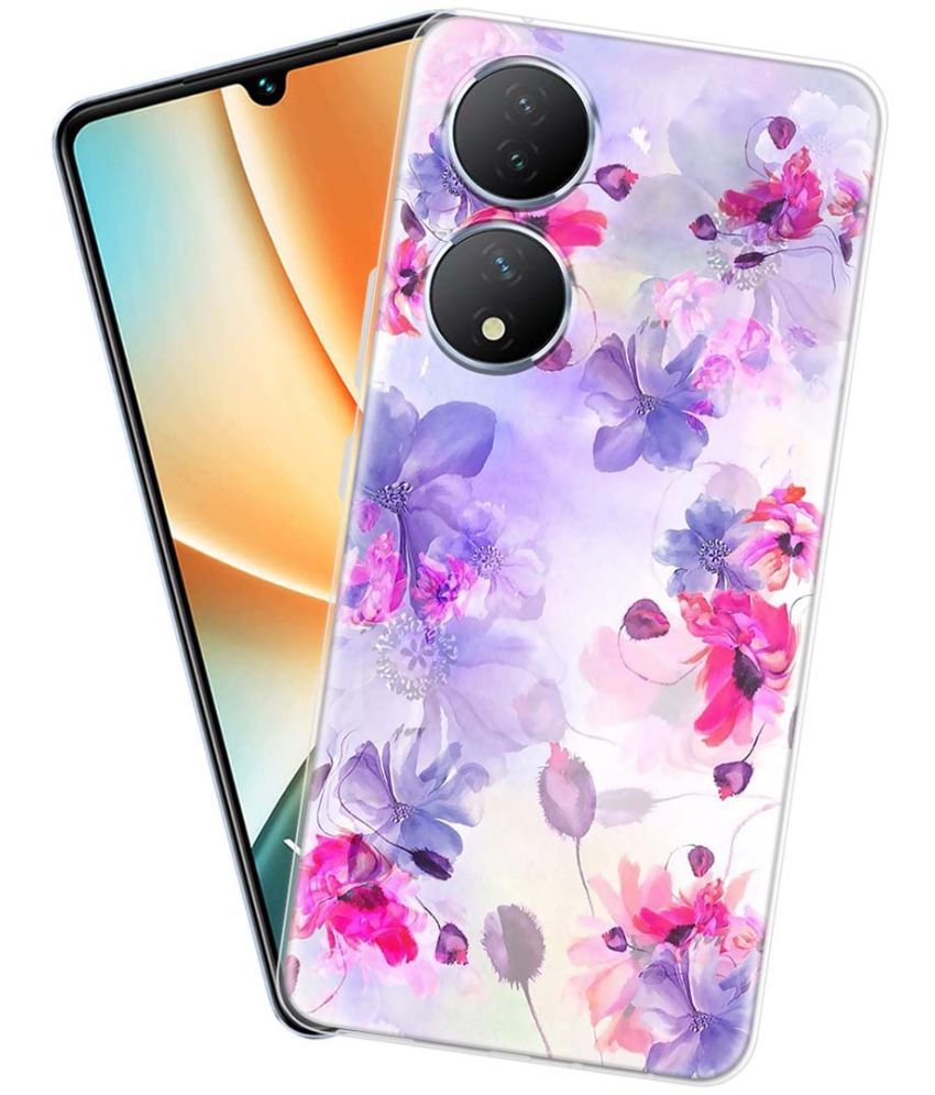     			Fashionury Multicolor Printed Back Cover Silicon Compatible For Vivo Y100 5G ( Pack of 1 )