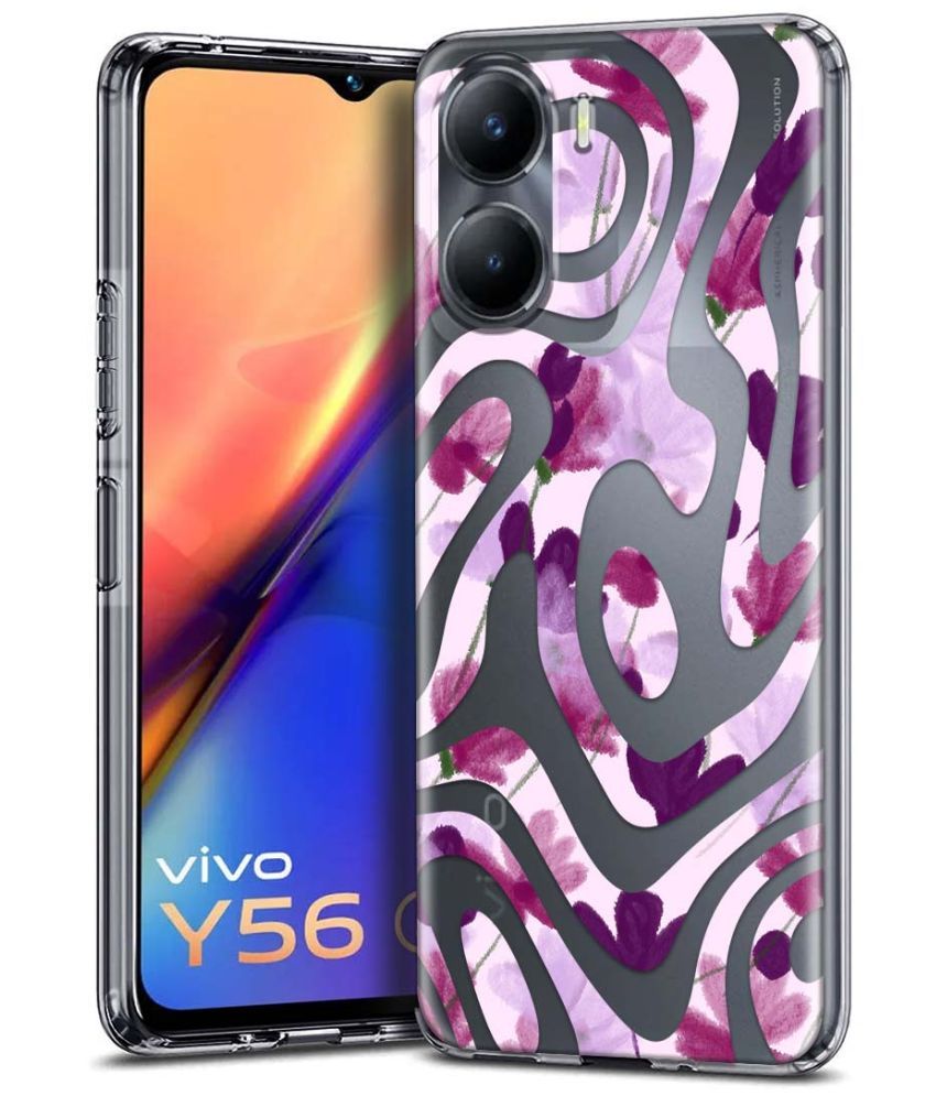     			Fashionury Multicolor Printed Back Cover Silicon Compatible For Vivo Y56 ( Pack of 1 )